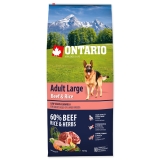 Ontario Dog Adult Large Beef & Rice -12